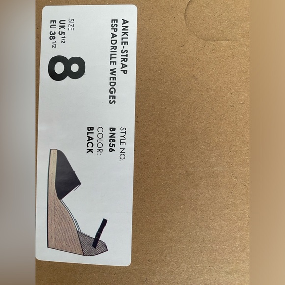 J Crew NIB Espadrilles. Ankle Strap. Size 8. - Picture 4 of 4